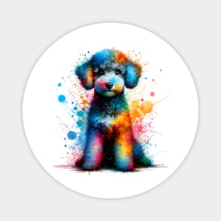 Pumi in a Vivid Paint Splash Wonderland Magnet